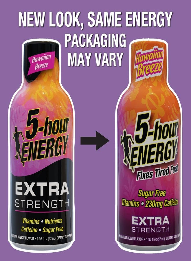 5-hour ENERGY مشروب طاقة فائق القوة يدوم 5 ساعات، بنكهة نسيم هاواي، 1.93 أونصة. 30 عبوة (30 زجاجة - نكهة واحدة، نسيم هاواي) - Image 5